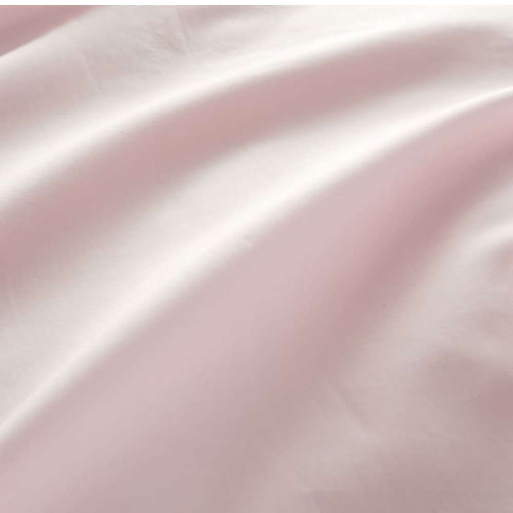 POTTERY BARN TEEN SET OF 2 Classic Organic Duvet Covers in Blush Size Twin - Picture 2 of 6